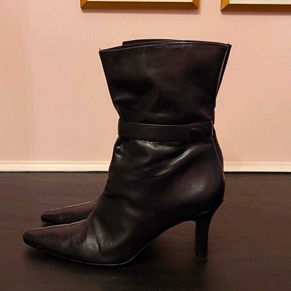 ANTONIO MELANI  black heeled boots